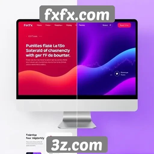 Evolução do design do site fxfx.com