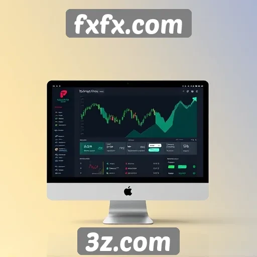 explorando a interface do usuário no site fxfx.com