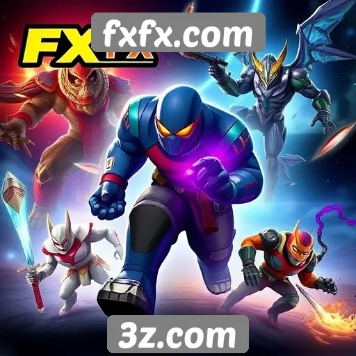Exploração de jogos populares no site fxfx.com
